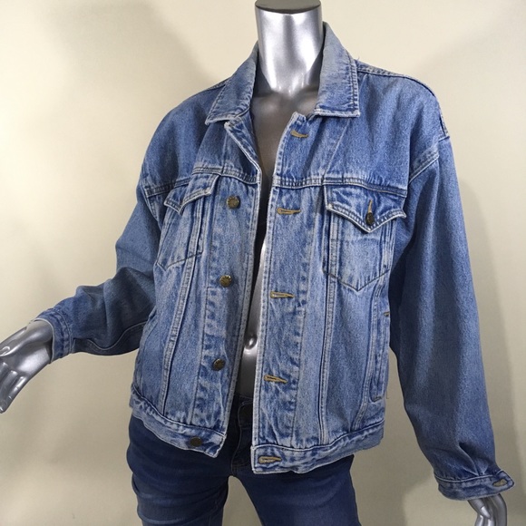 Vintage jean jacket womens Clearance